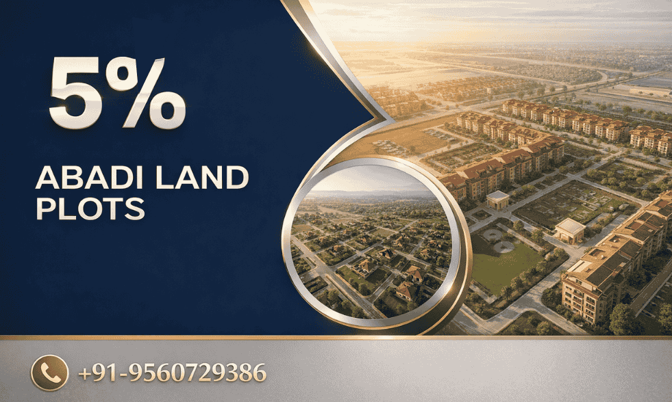 Low Cost, High Potential: The Rising Demand for 5% Abadi Land Plots